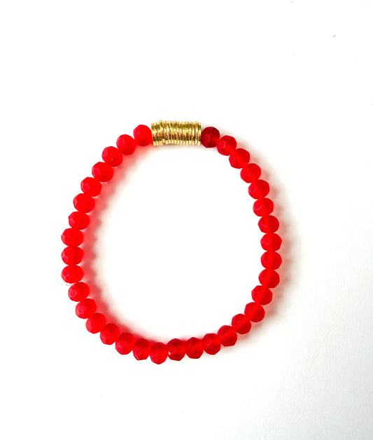 Game Day! - small red and gold faceted