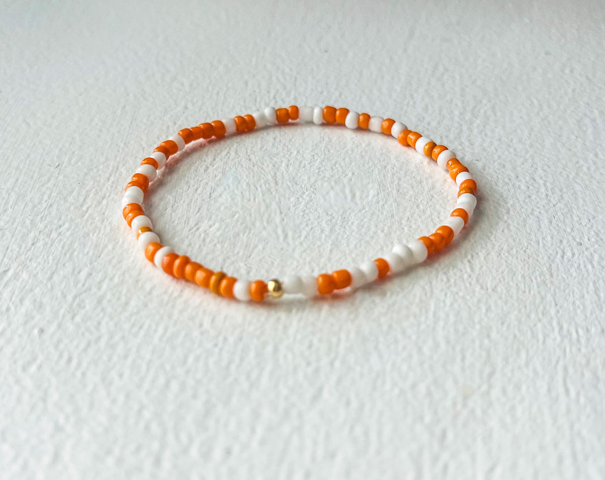Game Day!- orange + white