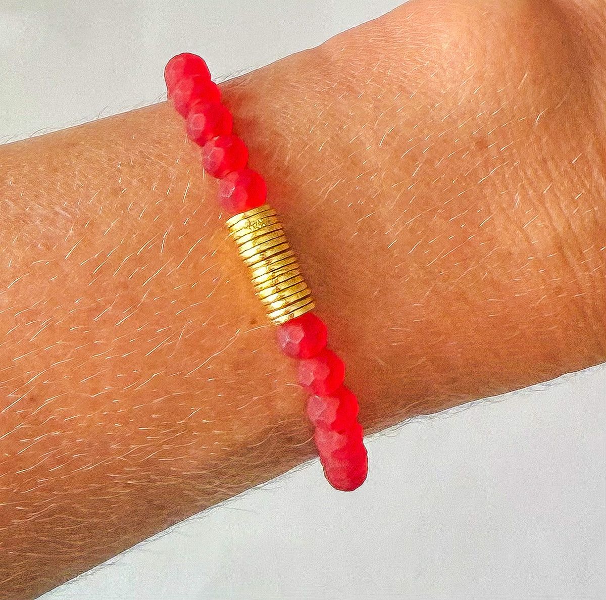 Game Day! - small red and gold faceted