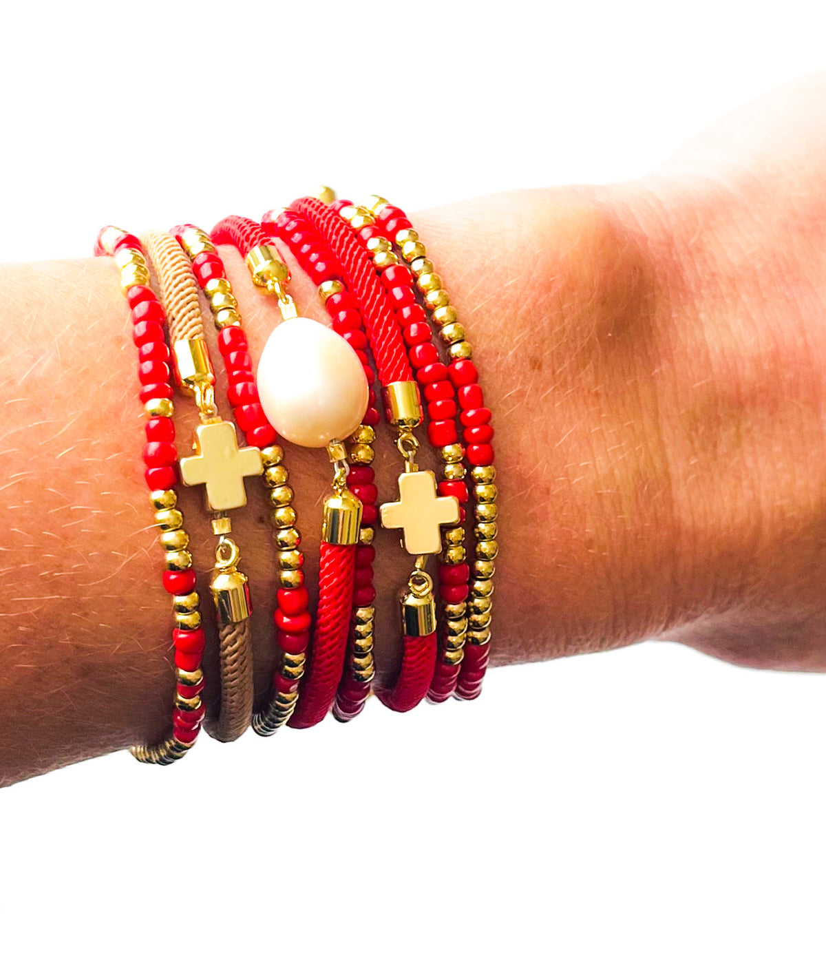 Game Day- red + gold