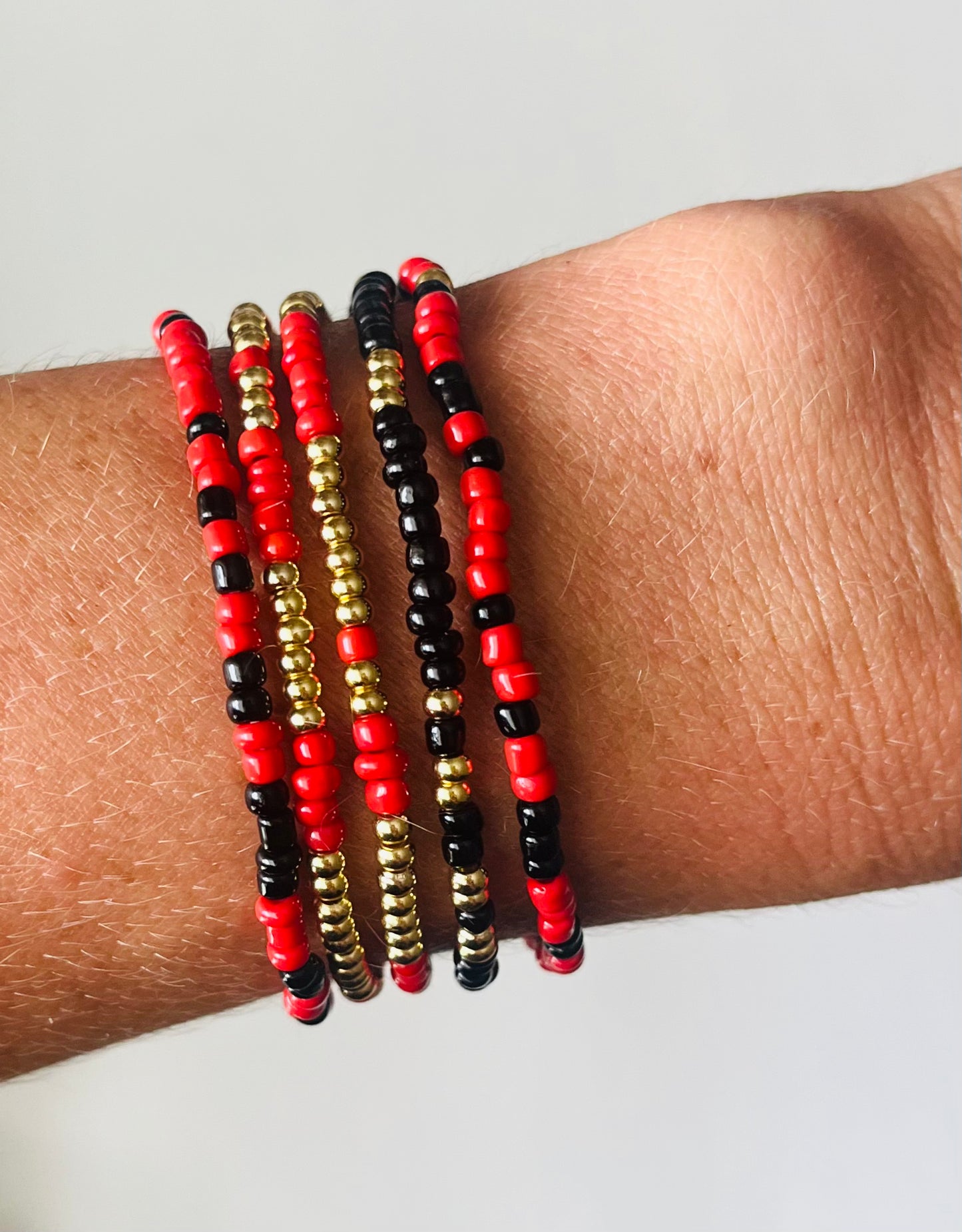 Game Day- red + gold