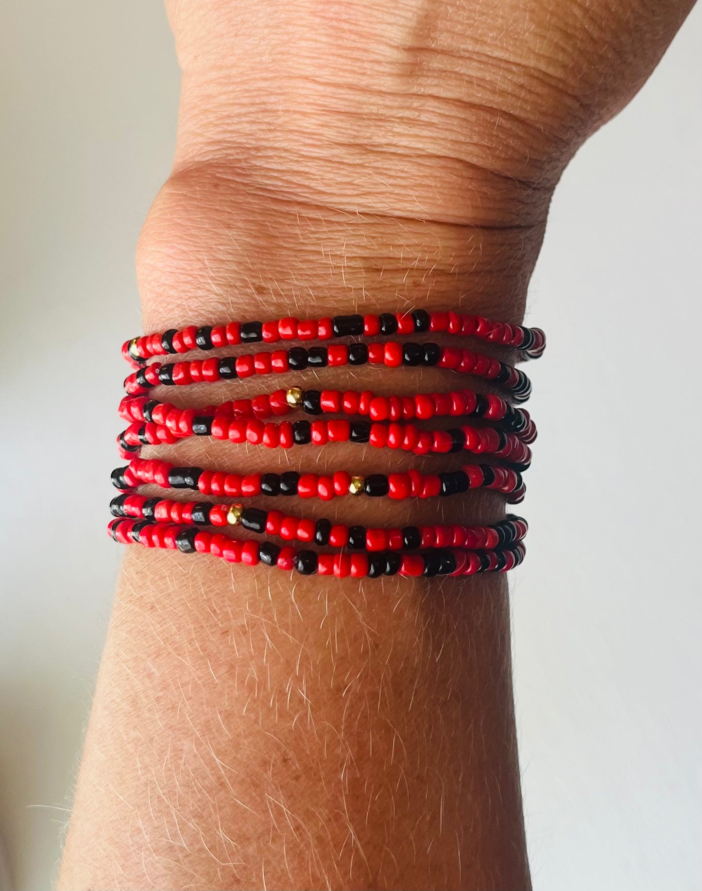 Game Day - red + black