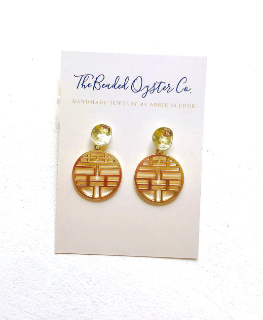 Happiness Post Earrings